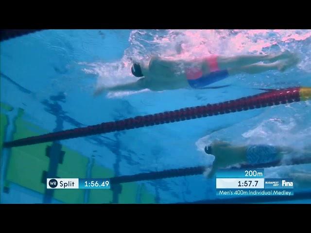 Chase kalisz  Men's 400m Individual Medley Final Fina 2017 World Swimming Championship Budapest