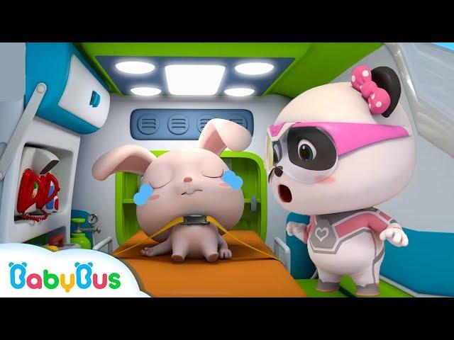 Super Panda Rescues Rabbit Momo | Super Panda Rescue Team | Firefighter Story | BabyBus Cartoon