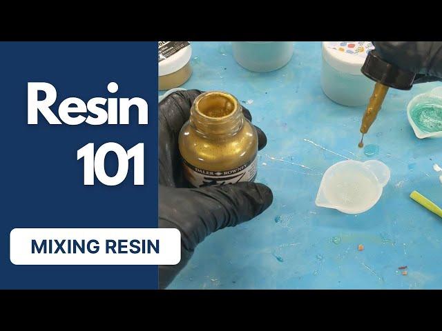 Beginners Resin 101: Mixing Resin #resinart