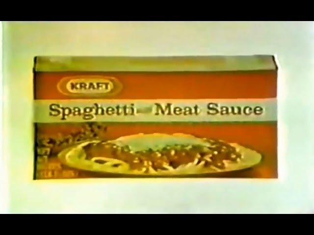 Kraft Spaghetti & Meat Sauce Commercial (1974)