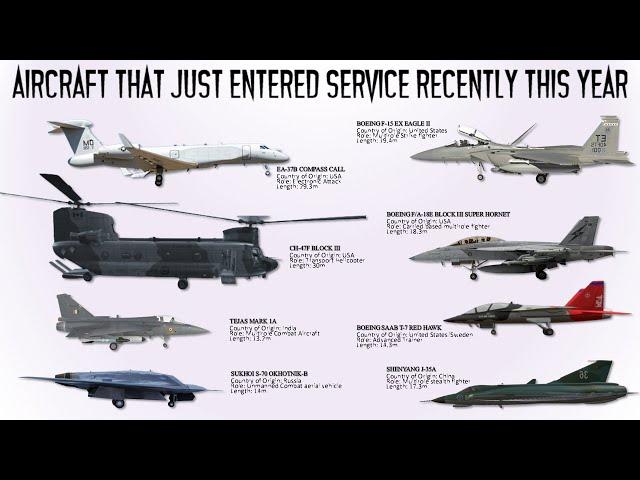 The 8 new Advanced Aircraft that were just introduced very recently