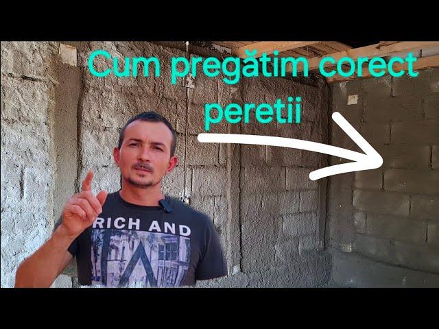 Cum pregatim pereții pentru tencuiala tradițională,multibat și nisip