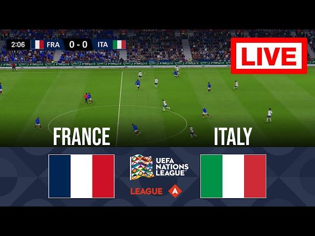  LIVE : France vs Italy | 2026 UEFA Nations League A | Full Match Streaming