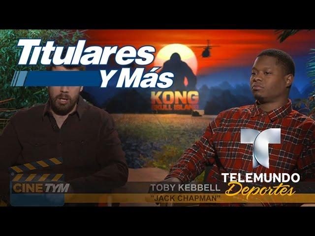 Leti Coo entrevista a los actores de Kong: La Isla Calavera | Titulares y Más | Telemundo Deportes