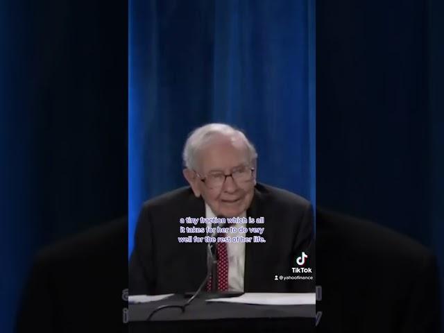 Warren Buffett's advice on what to invest in