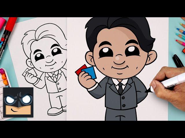 How To Draw The Salesman | Squid Game 2