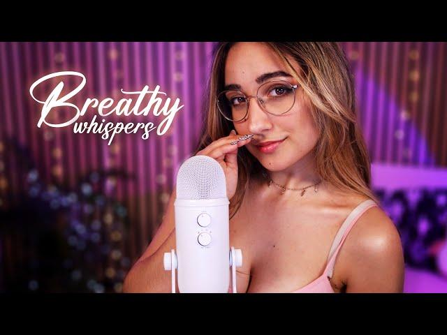 ASMR | Cupped Breathy Whispers & Mouth Sounds (Extra Crispy) 