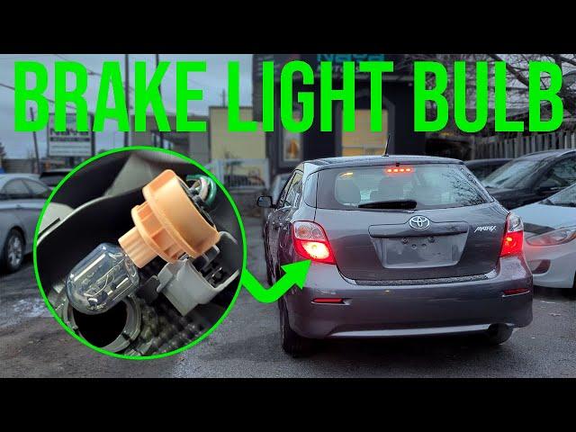 How to Replace Brake Light Bulb - Toyota Matrix (2009-2014)