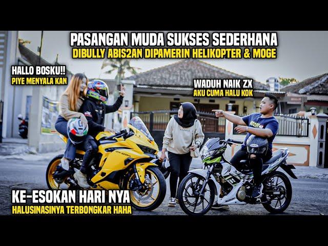 PASANGAN SUKSES MUDA PURA2 MISKIN DIDEPAN PASANGAN SOK KAYA SUKA HALU!! Ninja zx membuktikan haha