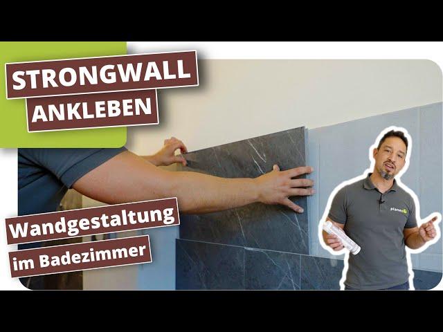 alte Wandfliesen im Bad überkleben - planeo Strongwall