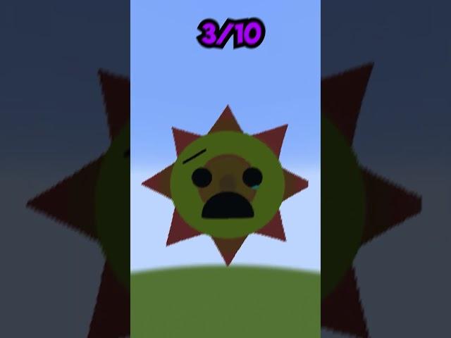 Incredibox Sprunki ALL MR SUN  Pixel Art part 4#shorts #minecraft #sprunki