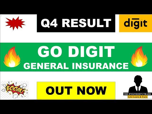 Go Digit Q4 Results 2024 | Go digit insurance Result | Go digit ipo | Go digit insurance | go Digit