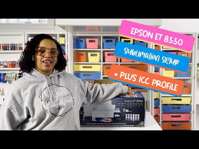 Epson ET 8550 Setup For Sublimation + Hiipoo Color Profile