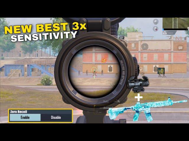 New 3x Scope Sensitivity Settings Pubg Mobile gyroscope 3x Zero Recoil Sensitivity |Best 3x Settings