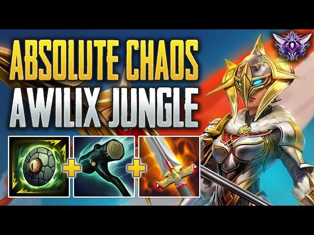 INSANE AWILIX SNOWBALL! Awilix Jungle Gameplay (SMITE Ranked Conquest)
