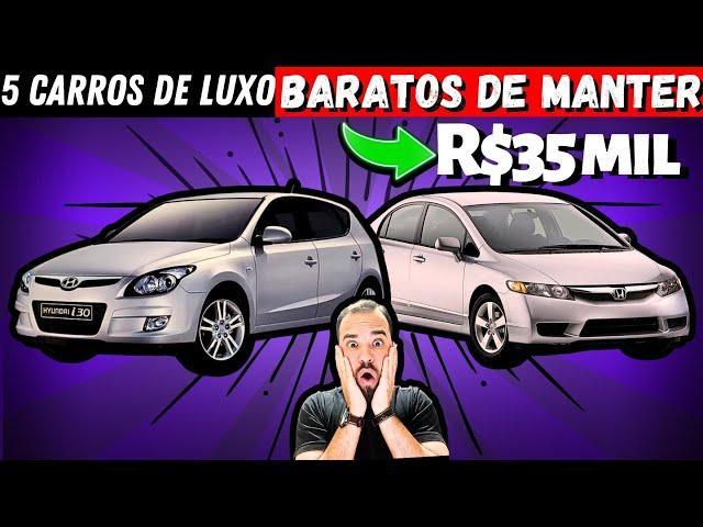 5 MELHORES CARROS completos e confortáveis até 35 mil reais