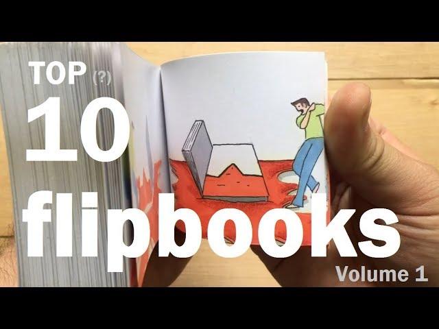 Top 10: Flipbooks (oddly satisfying)...compilation volume 1