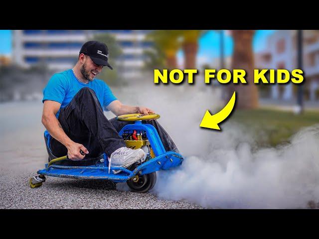 I built a 45mph Electric Drift Kart