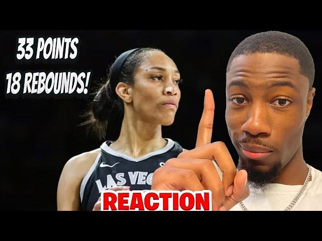 A’JA WILSON IS THE BEST ‍️ dMillionaire REACTION to Las Vegas Aces vs. Atlanta Dream