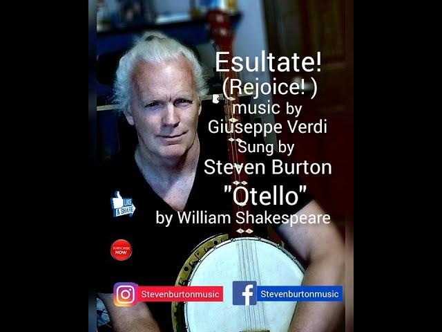 Esultate! (Rejoice!) Sung by Steven Burton