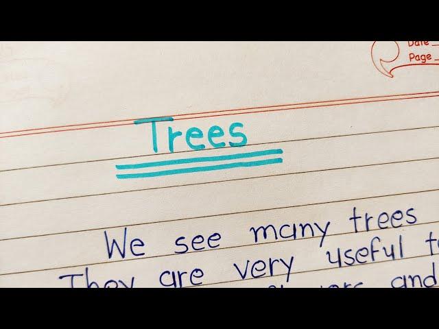 Trees essay | Importance of trees | English essay | AJ education