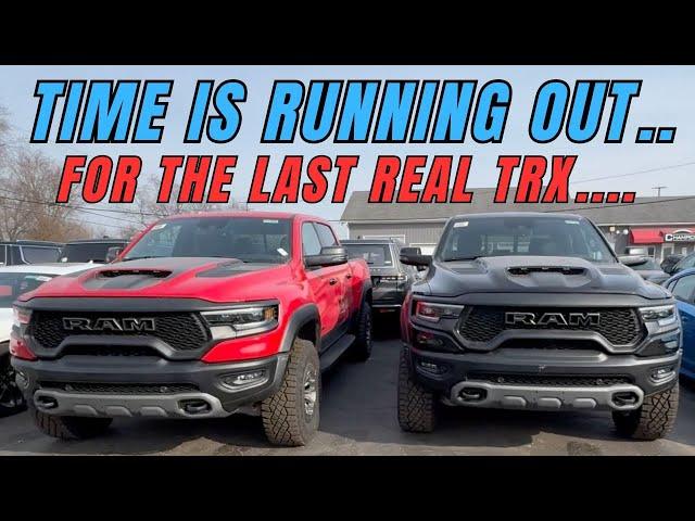 The last 2024 Ram 1500 TRX with Supercharged V8 engines! These will be desirable in the future!