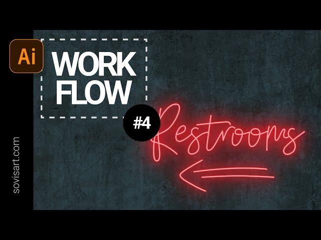 EP-4 Daily workflow neon production in Adobe Illustrator