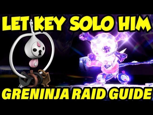 LET KEY SOLO HIM! Solo Greninja Raid Guide - Pokemon Scarlet and Violet 7 Star Raid Guide!