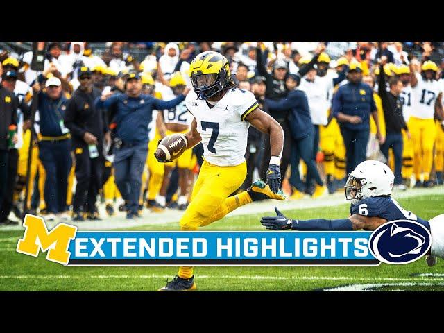 Michigan at Penn State | Extended Highlights | Big Ten Football | Nov. 11, 2023