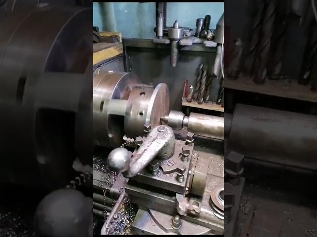 Стальной блинчик на токарном