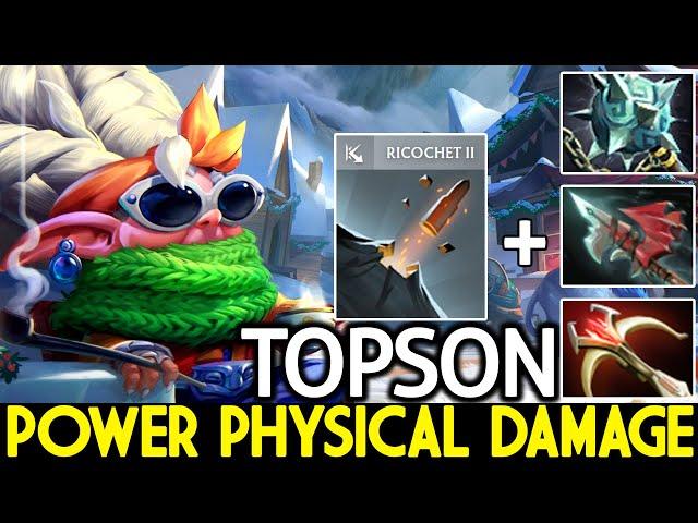 TOPSON [Snapfire] Crazy Power Physical Damage Just Right Click Dota 2