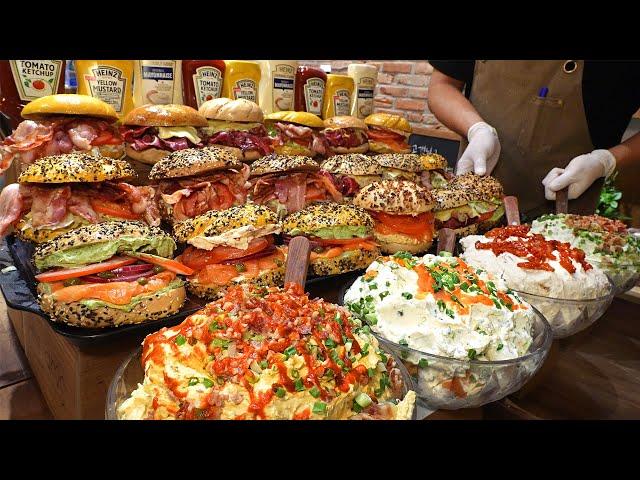 Amazing! a famous bagel in NY / Korean street food