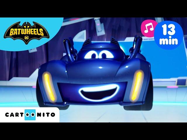 Compilação Musical  de Batwheels | Bam! | Cartoonito | Vídeos Para Crianças