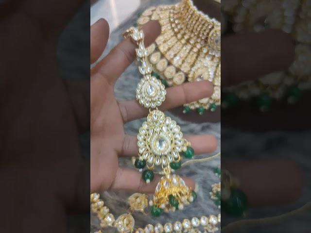 bridal jewelry available #zevarbsp #jewellery #kundanjwellery