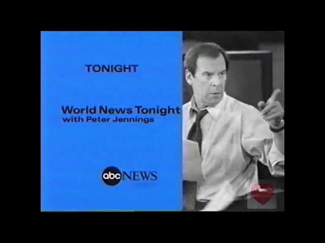 World News Tonight with Peter Jennings | ABC | Promo | 1999