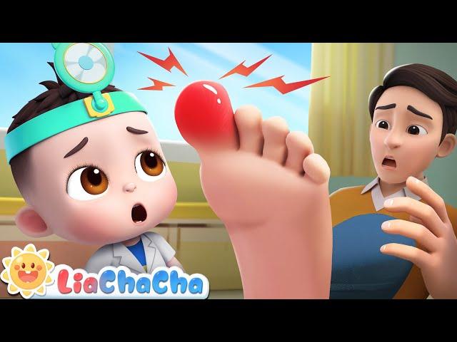 Daddy's Got a Boo-boo!  | The Boo Boo Song for Kids | Kids Songs & Nursery Rhymes | LiaChaCha