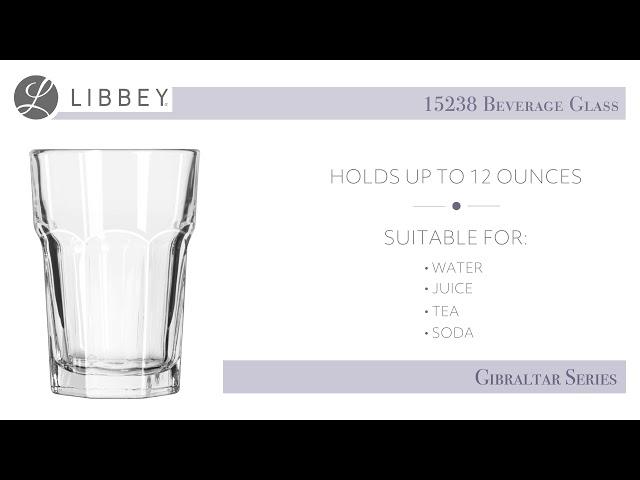 Libbey 15238 12-oz Gibraltar Beverage Glass