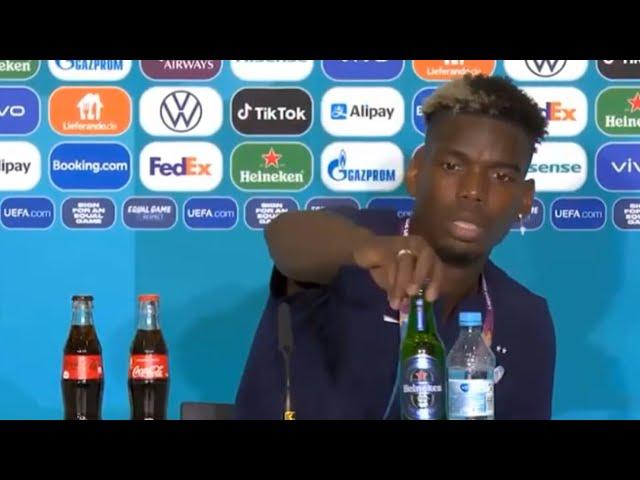 Pogba removes the Heineken beer bottle (Funny investing version)