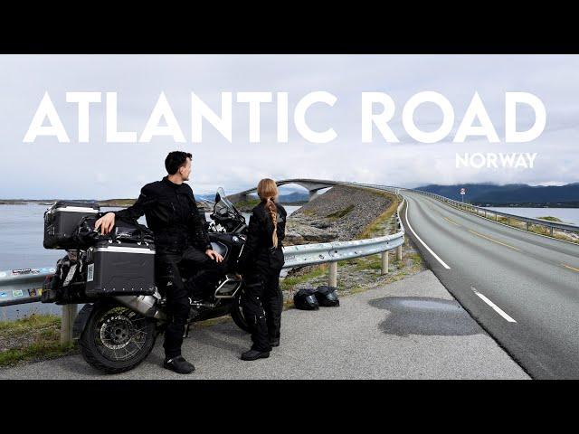 Norway Atlantic Road By Motorcycle - We Ride Over Storseisundet Bridge!