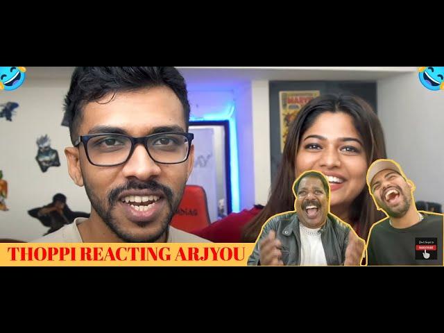 Thoppi reacting arjyou // Pure entertainment #thoppi  @mrzthoppi