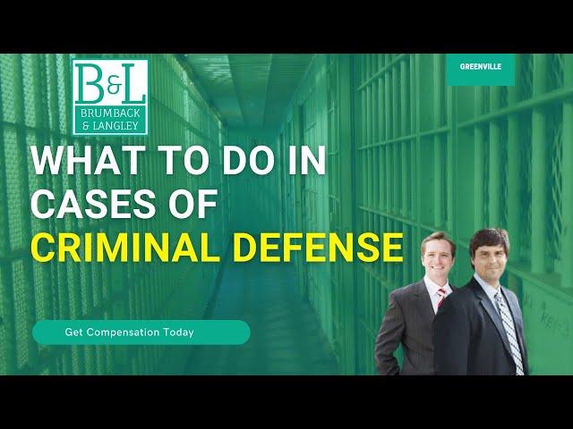 Violent Crimes Lawyer Greenville SC | Greenville Violent Crime Attorney