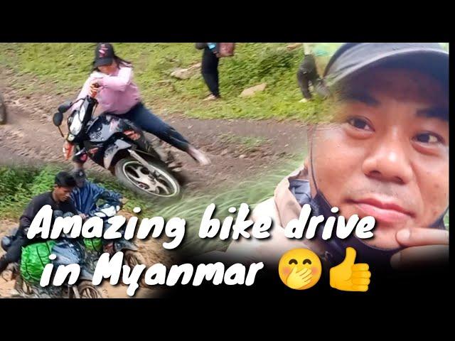 Amazing bike ride in Myanmar