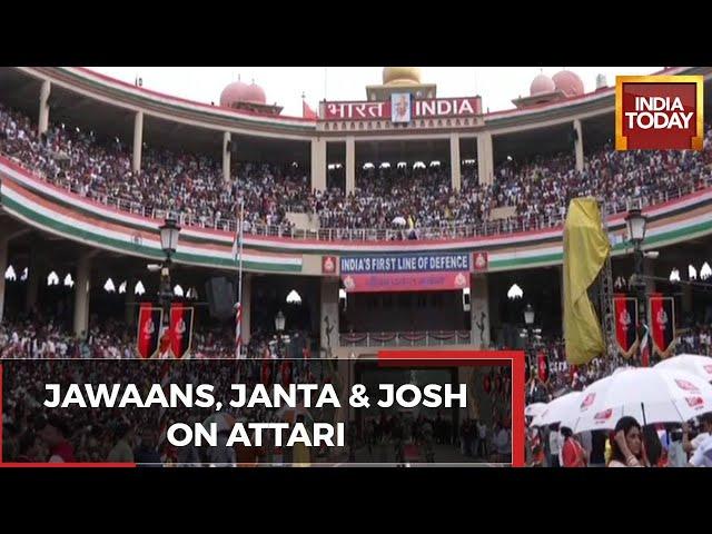 Mesmerising Visuals From Attari-Wagah Border, Beating Retreat Ceremony To Begin Shortly