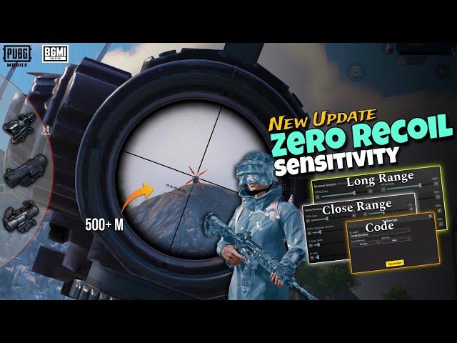 Zero Recoil Best Sensitivity Settings  For All Devices Gyroscope And Non Gyro | PUBG/BGMI | 