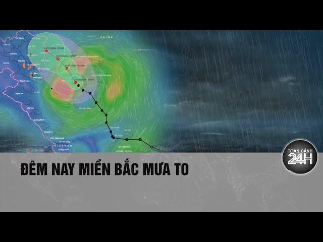 Bão số 2 giật cấp 13 gây mưa cực lớn cho nhiều khu vực | Toàn cảnh 24h