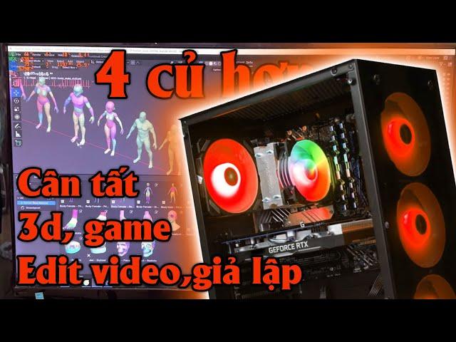 Test Pc 4 Củ hơn mua Shopee cân tất ,edit video, giả lập, game