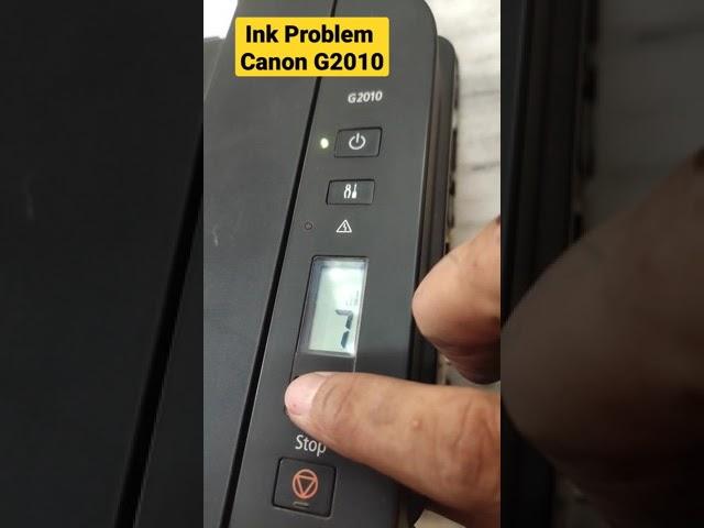 Canon G2010 , ink Refil in Pipes #short #ink_problem #tech #solution #canon #printer #technical