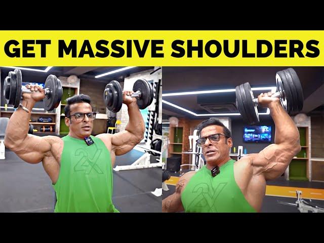 Shoulder Workout for Pump | Get Bigger Shoulders | Yatinder Singh