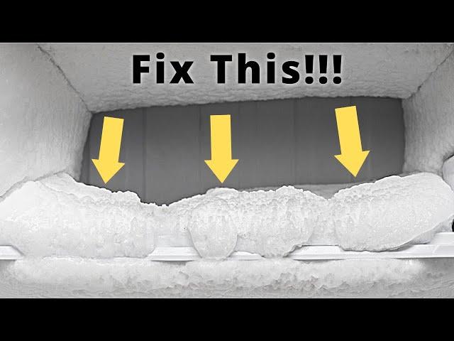 How To Actually Fix No Frost Refrigerator Ice Problem