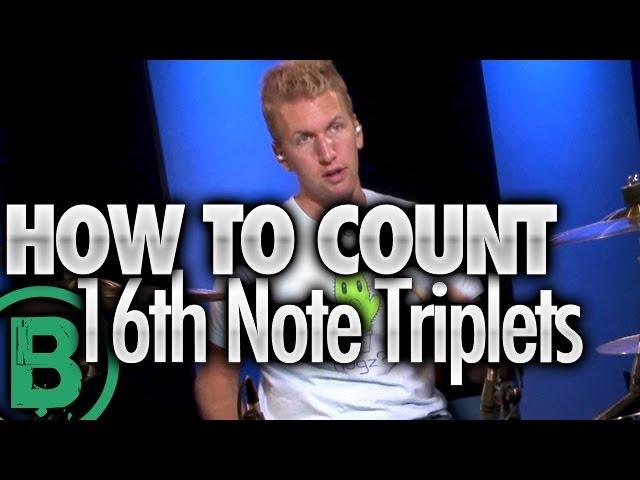 How To Count 16th Note Triplets - Beginner Drum Lessons